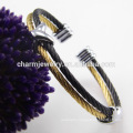 New Trendy Creative Jewelry Fashion Adjustable Stainless Steel Bangle Bracelet GSL035